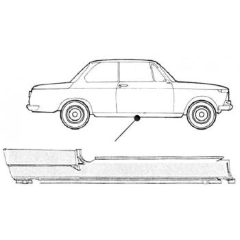 Einstiegsschwellerblech, außen rechts (202022), BMW 02er (Typ 114, E6, E10, E20)